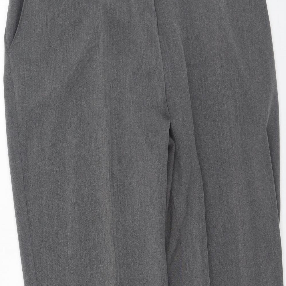 Preworn Womens Grey  Polyester Trousers  Size 20 L28 in Regular