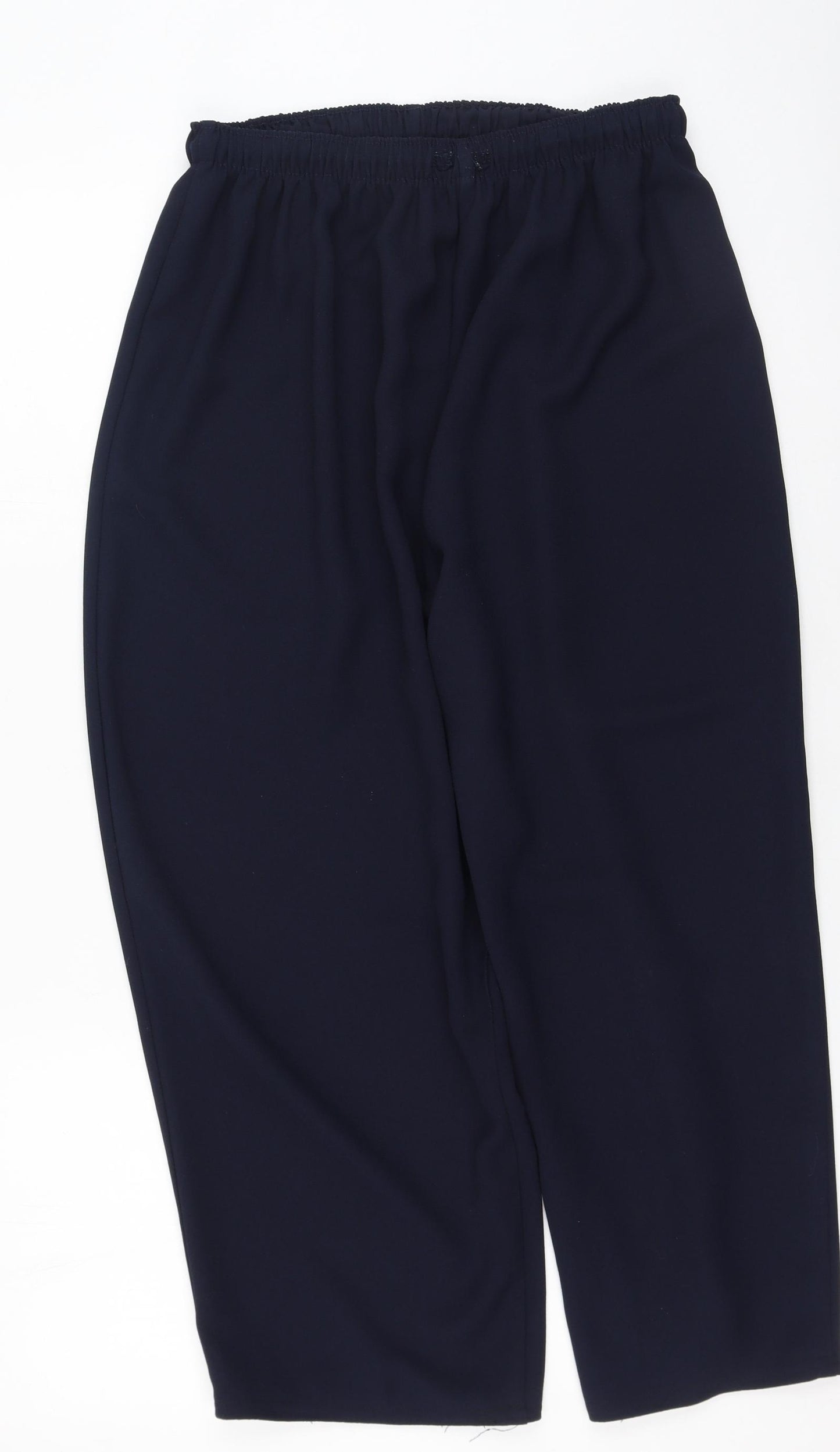 Preworn Womens Blue  Polyester Trousers  Size 18 L28 in Regular