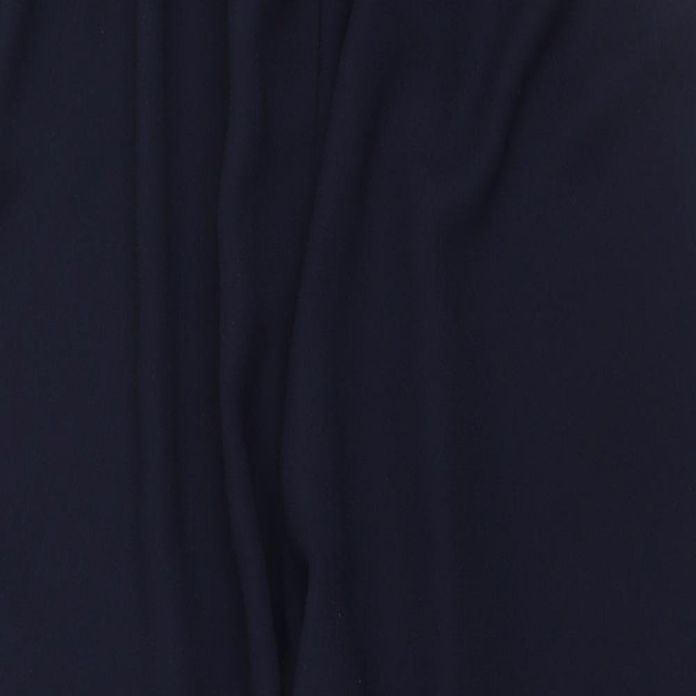 Preworn Womens Blue  Polyester Trousers  Size 18 L28 in Regular