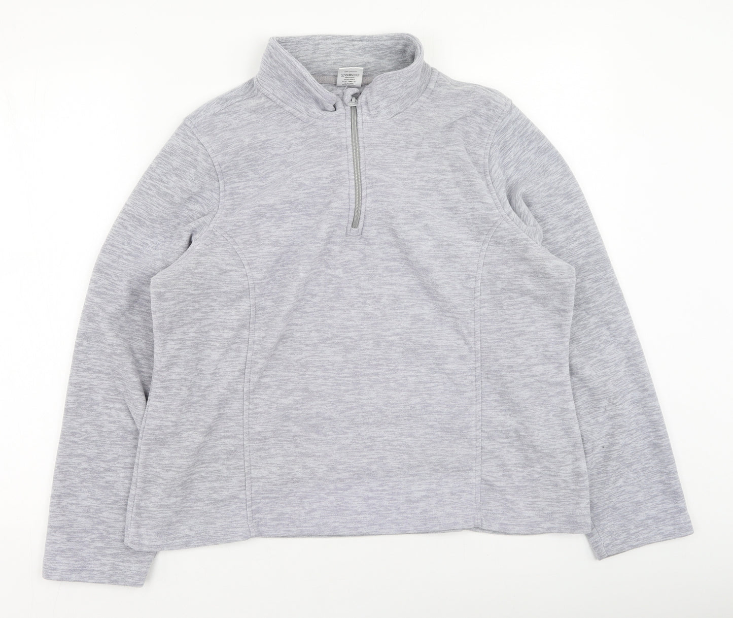 Crane Womens Grey  Polyester Pullover Sweatshirt Size 16