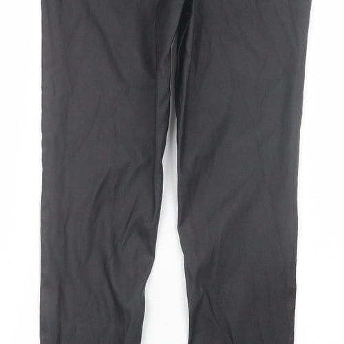 Denim & Co. Womens Black  Polyester Skinny Jeans Size 10 L28 in Regular Button