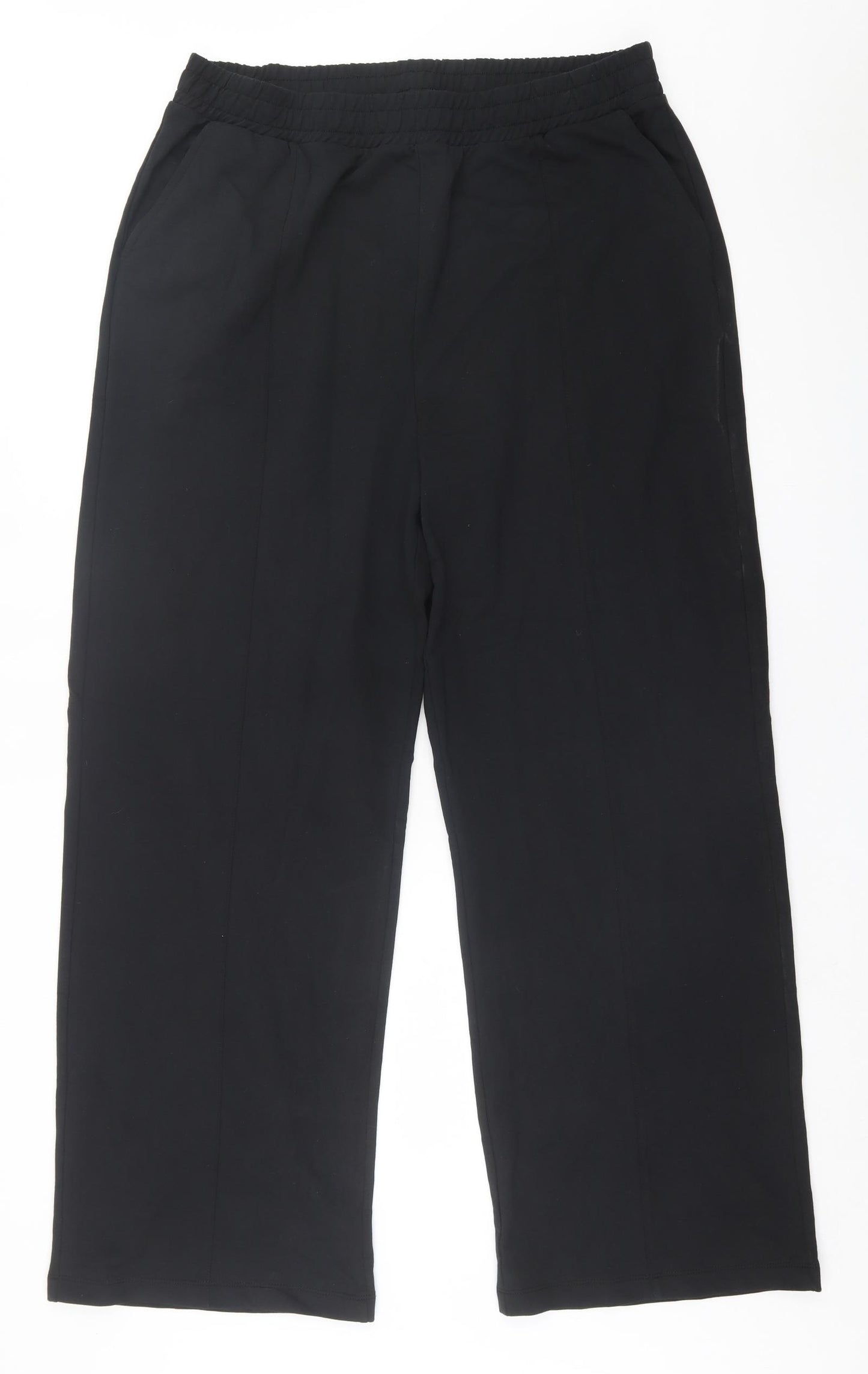 ASOS Womens Black  Cotton Jogger Trousers Size 16 L32 in Regular