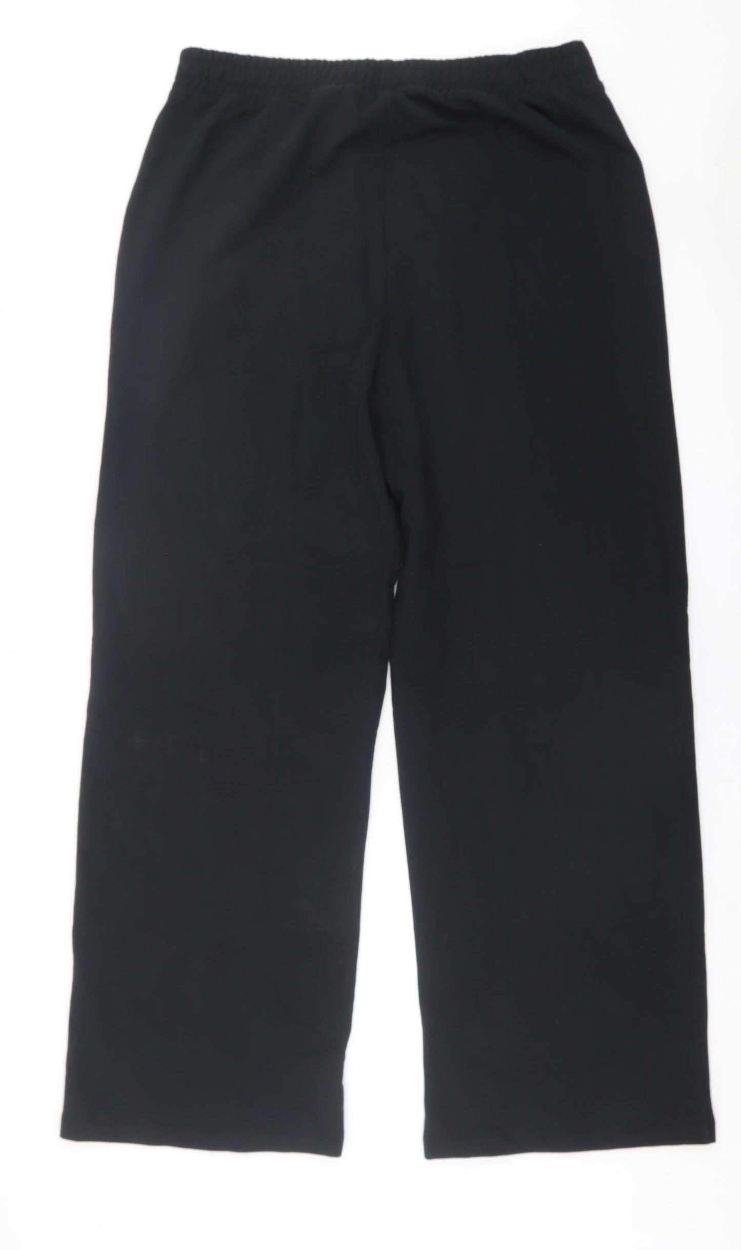 ASOS Womens Black  Cotton Jogger Trousers Size 16 L32 in Regular