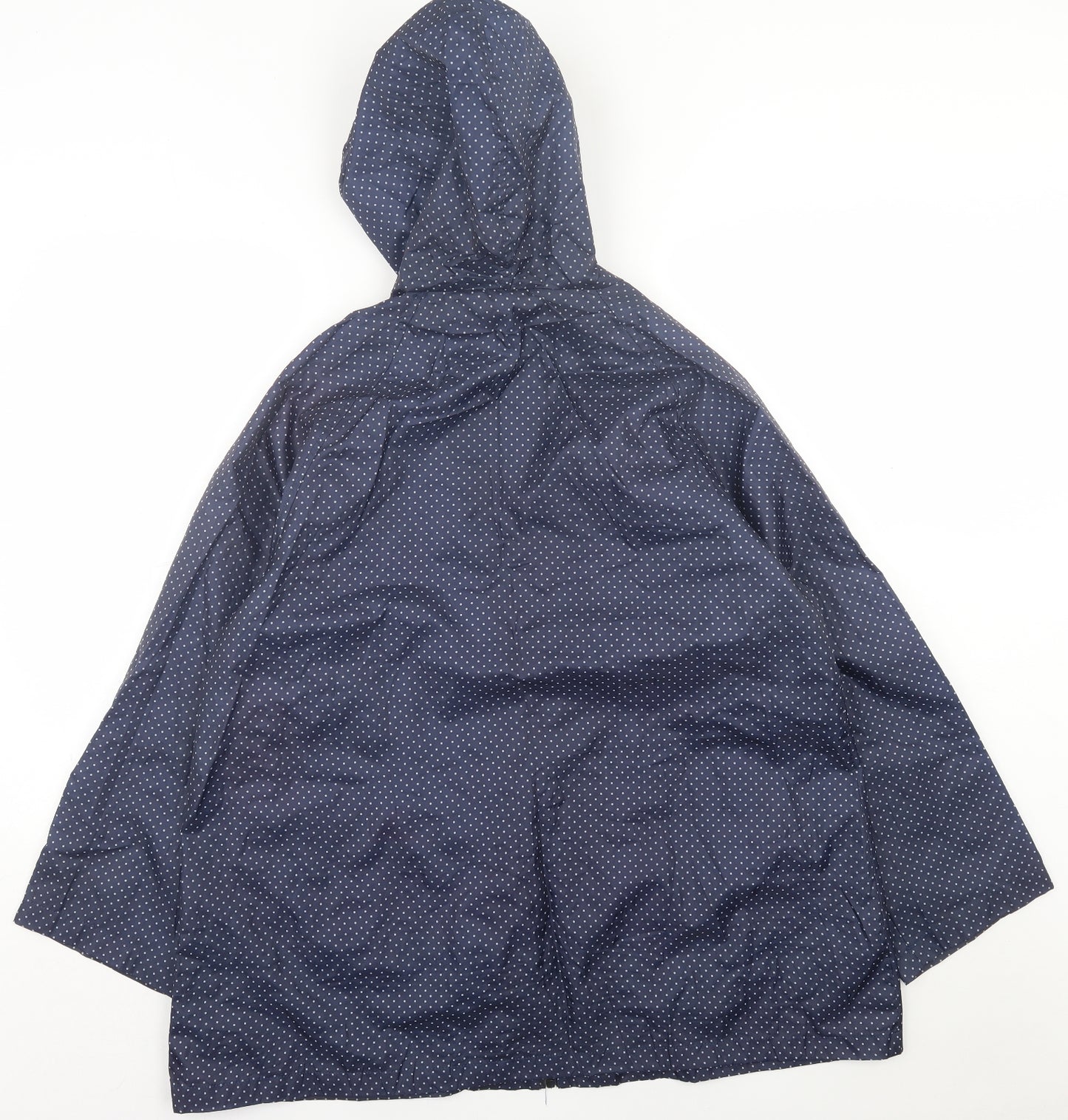 alpine Womens Blue Polka Dot  Jacket  Size M  Zip