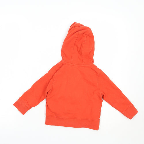 Mini Club Baby Red  Cotton Full Zip Jumper Size 18-24 Months  Zip