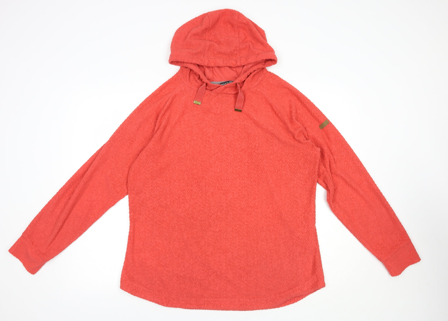 Regatta Womens Red  Polyester Pullover Hoodie Size 18  Pullover