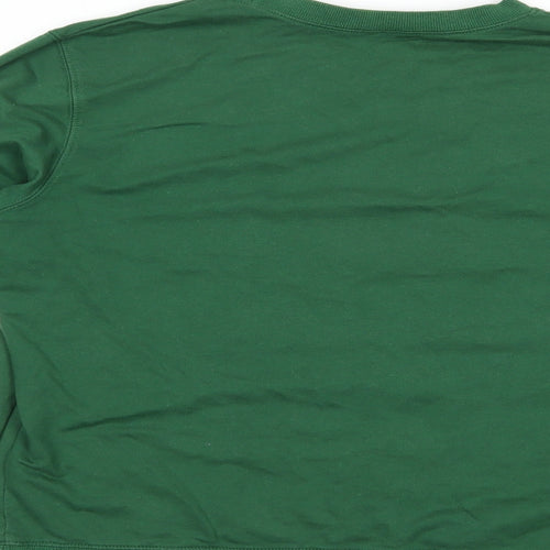 SheIn Womens Green  Cotton Pullover Sweatshirt Size M  Pullover - More Kindness
