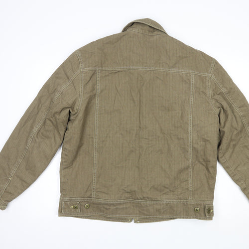 NEXT Mens Beige   Jacket  Size L  Zip