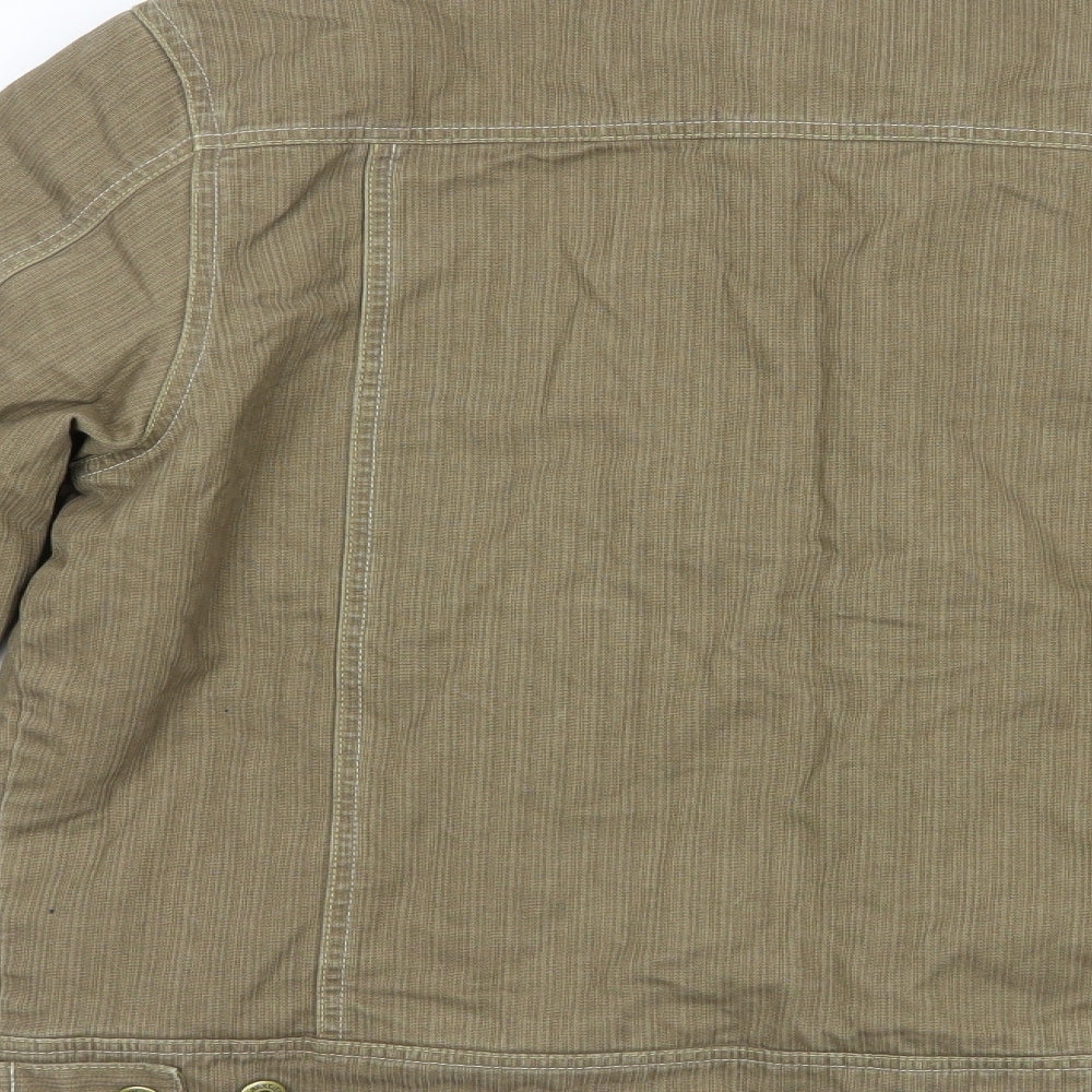 NEXT Mens Beige   Jacket  Size L  Zip