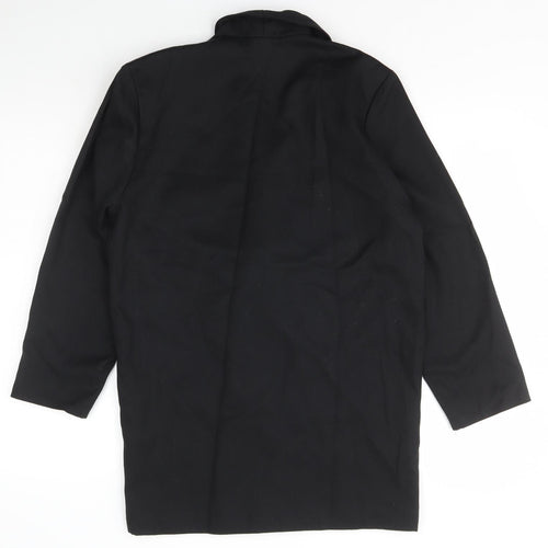 MARK ONE Womens Black   Jacket  Size 10  Buckle