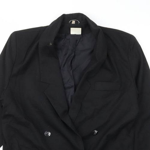 MARK ONE Womens Black   Jacket  Size 10  Buckle