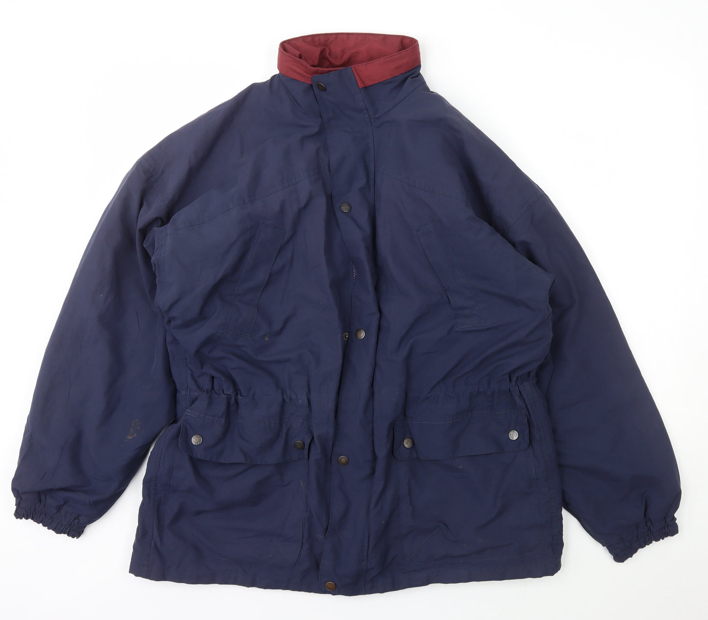 Harry Hall Mens Blue   Parka Coat Size L  Zip
