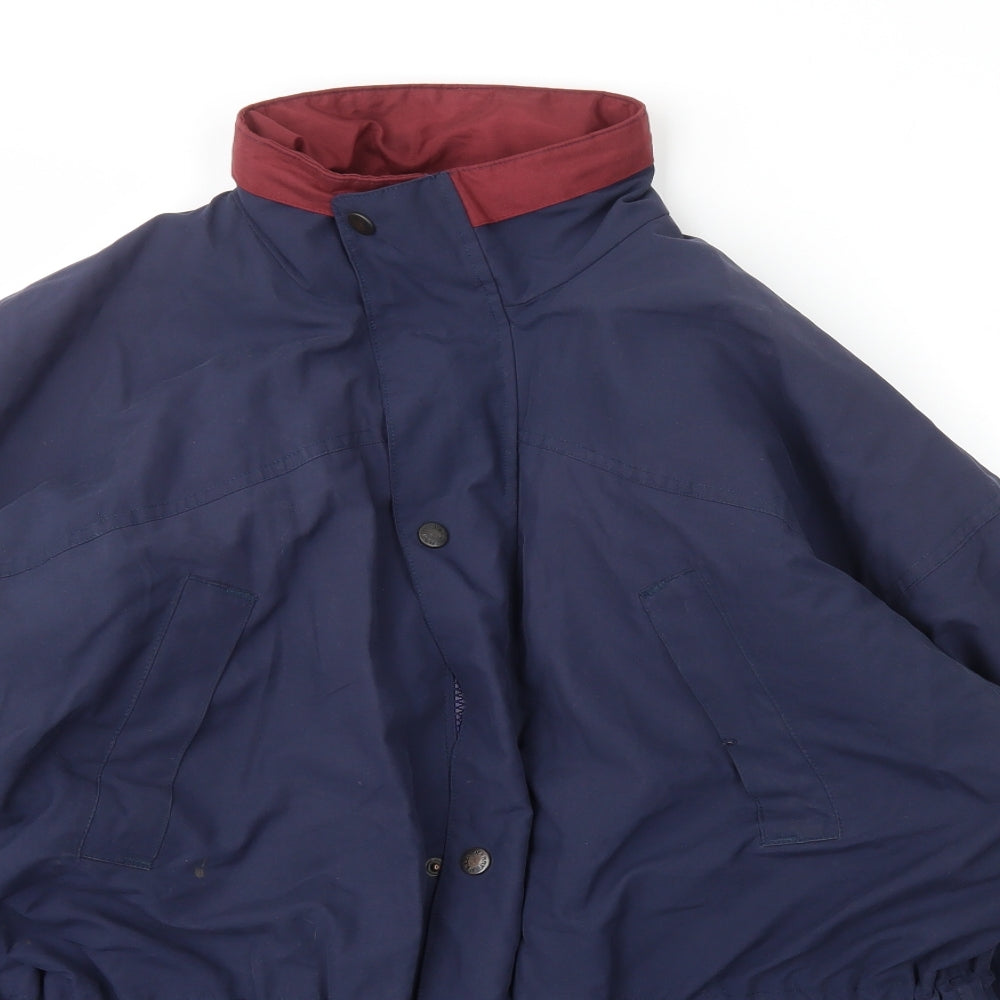 Harry Hall Mens Blue   Parka Coat Size L  Zip