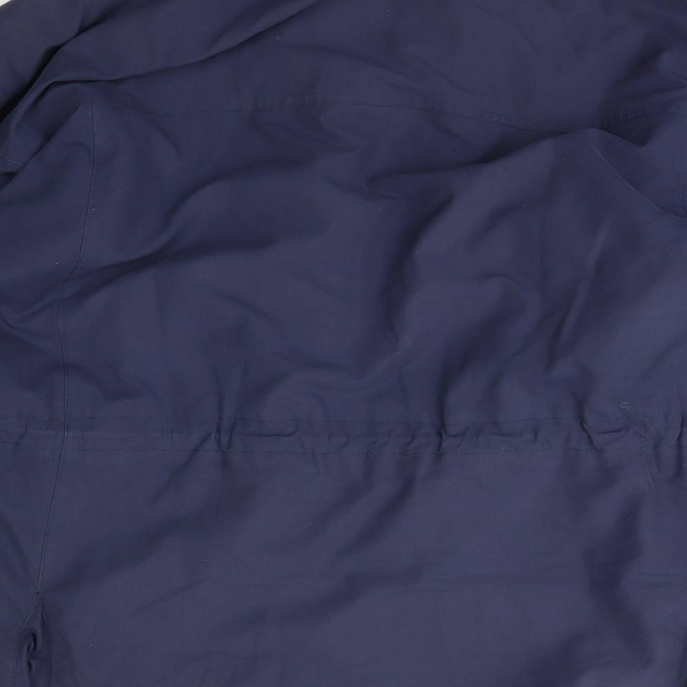 Harry Hall Mens Blue   Parka Coat Size L  Zip