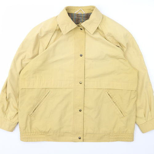 Telemac Womens Beige   Jacket  Size 14  Snap