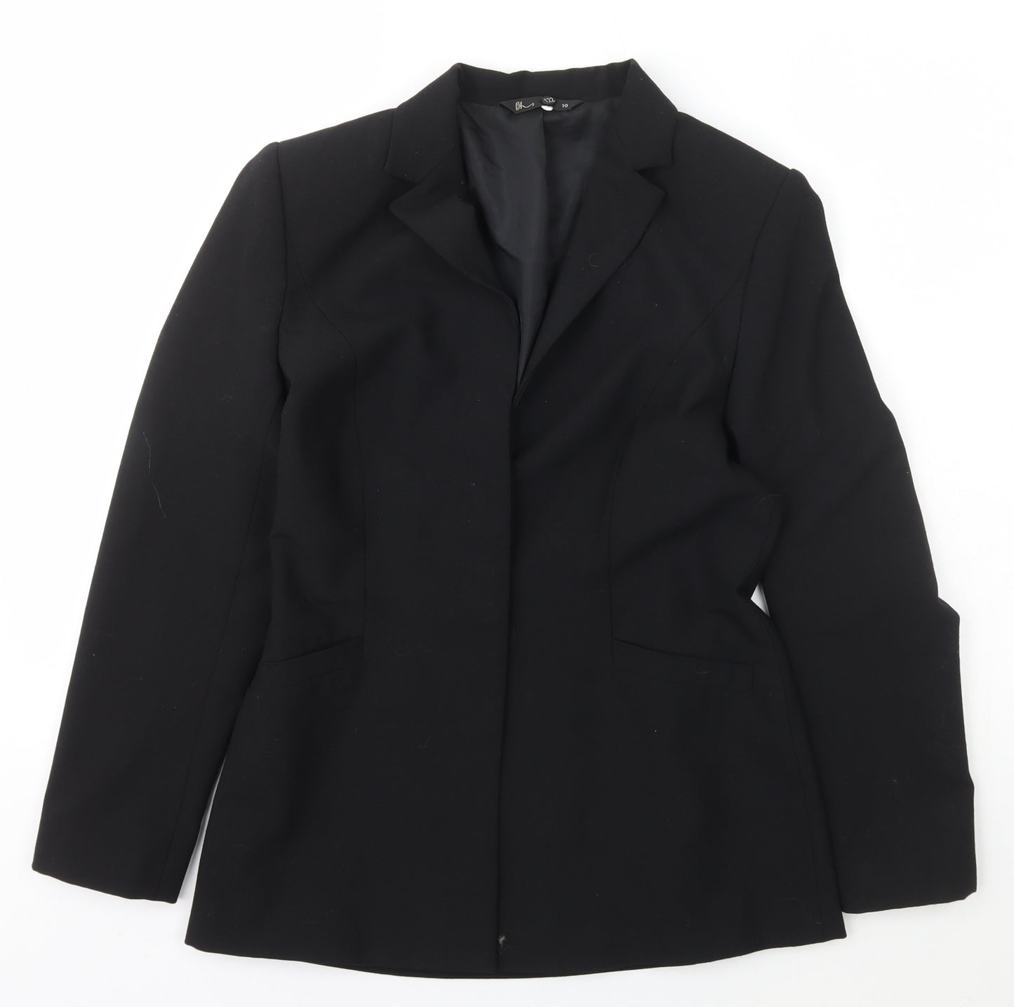 BHS Womens Black   Jacket  Size 10  Button