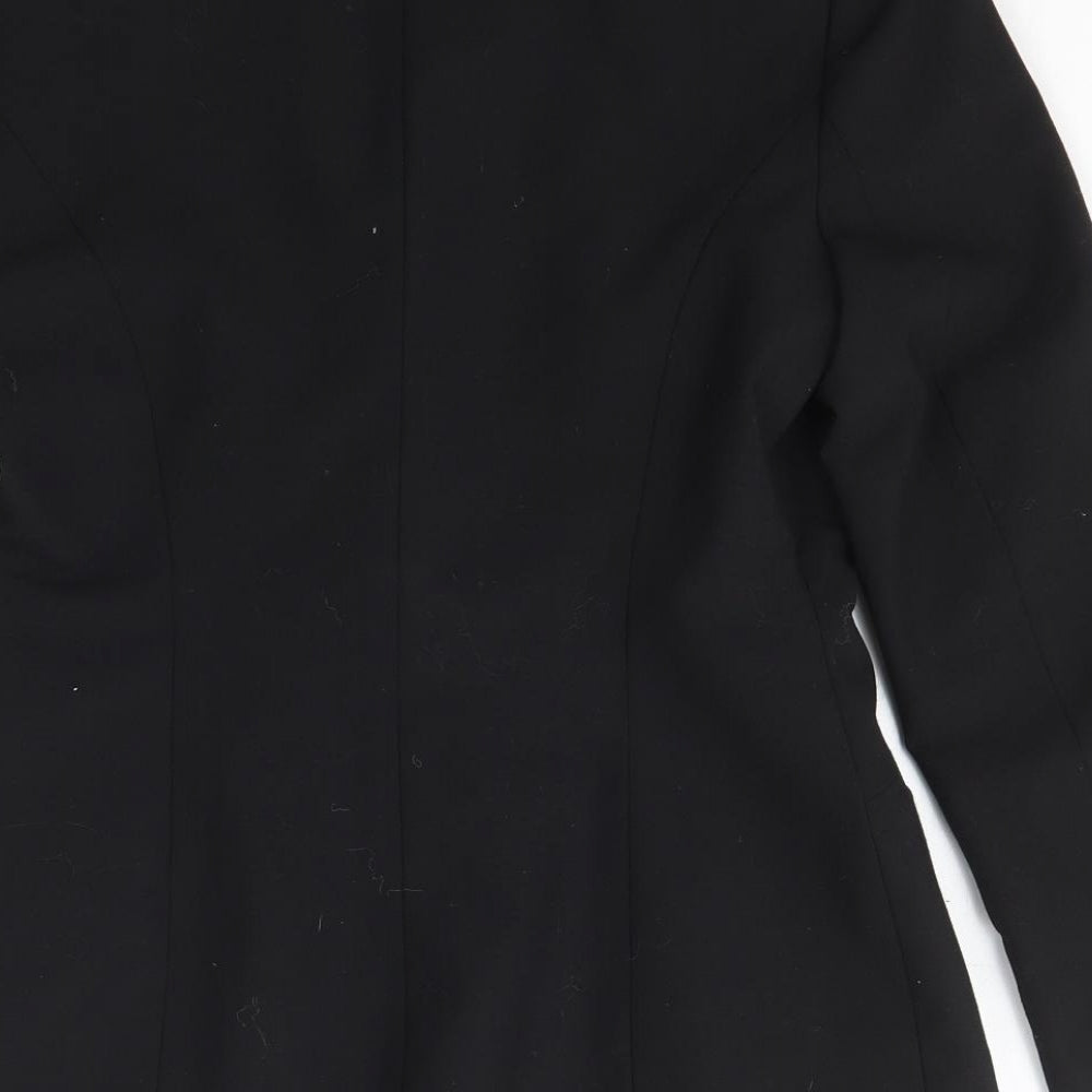 BHS Womens Black   Jacket  Size 10  Button