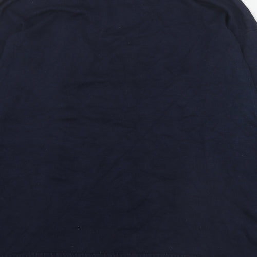 Primark Womens Blue Round Neck  Viscose Pullover Jumper Size 12