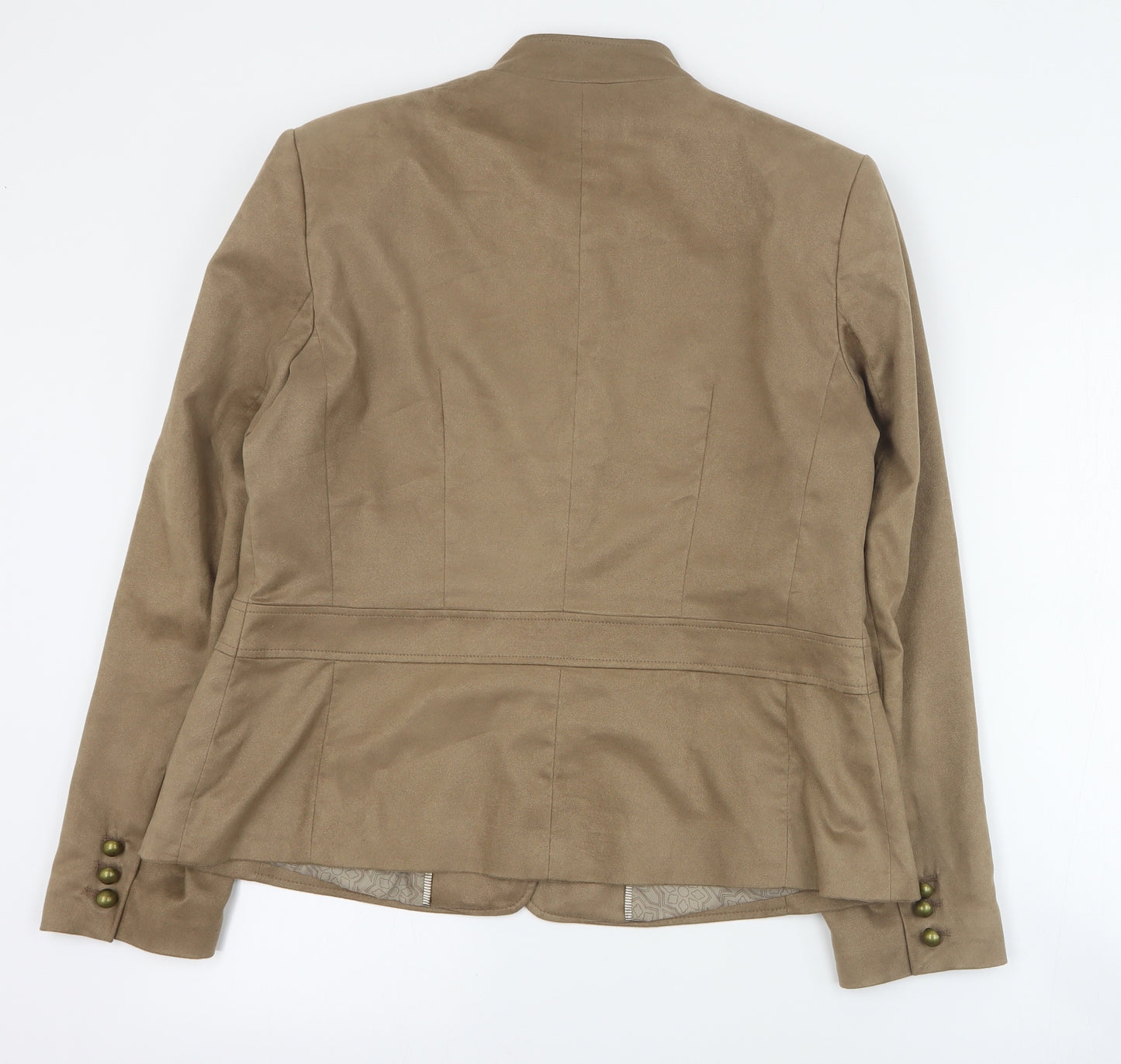 Klass Collection Womens Brown   Jacket Coat Size 16  Button