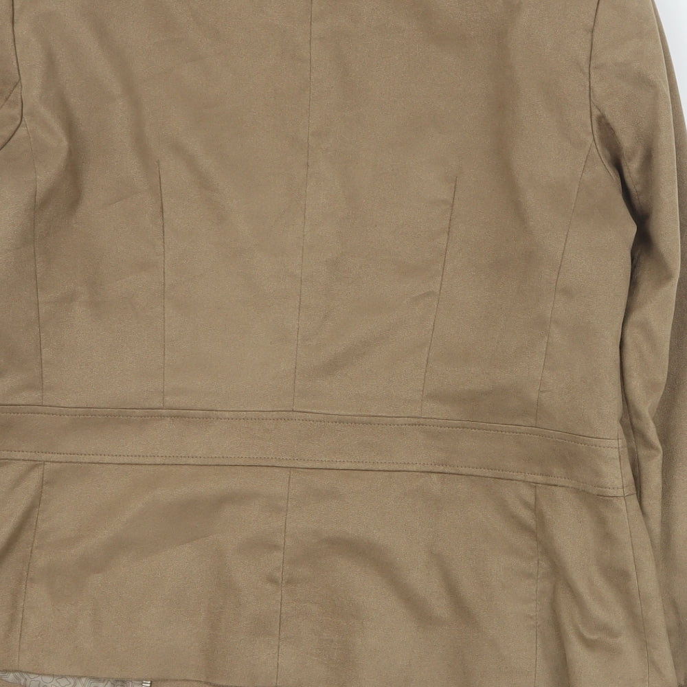 Klass Collection Womens Brown   Jacket Coat Size 16  Button