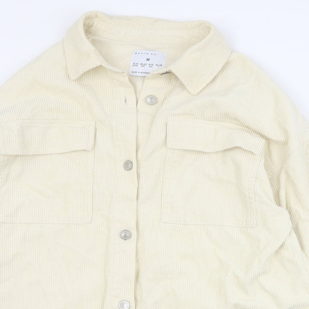 Primark Womens Beige   Jacket  Size M  Button