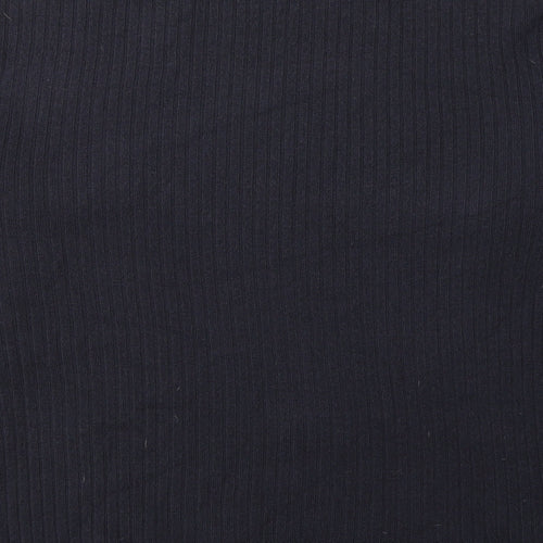 Marks and Spencer Womens Blue Round Neck  Acrylic Pullover Jumper Size 12