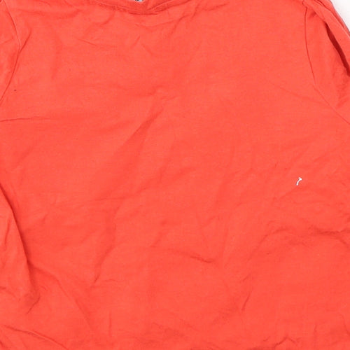 Disney Pixar Boys Red  Cotton Basic T-Shirt Size 2-3 Years Round Neck Pullover - Monsters Inc