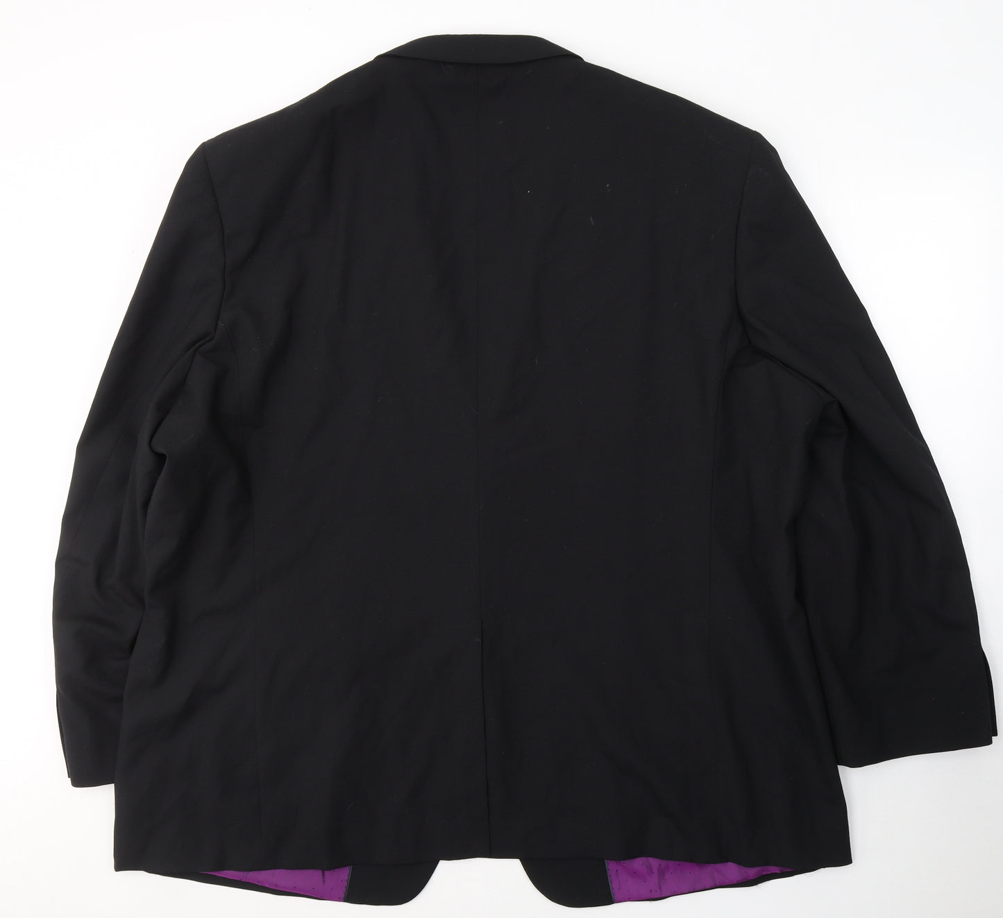 Life And Limp Mens Black  Wool Jacket Suit Jacket Size 56
