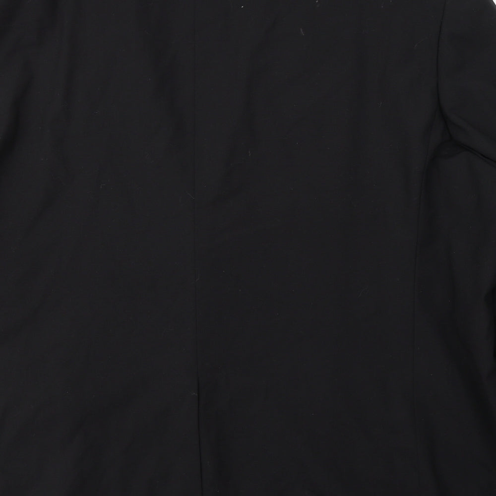 Life And Limp Mens Black  Wool Jacket Suit Jacket Size 56