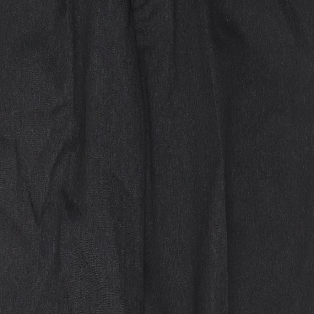 Brooke Taverner Mens Black  Polyester Trousers  Size 36 in L33 in Regular Button