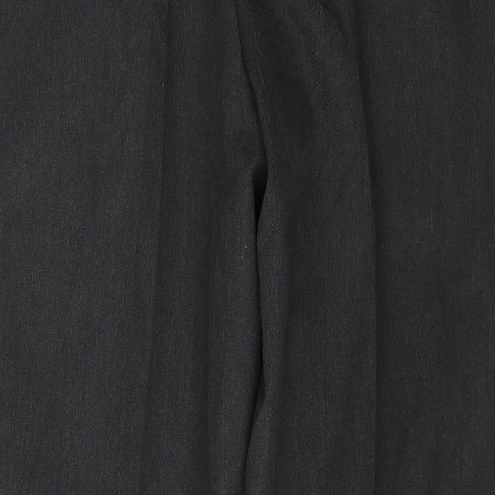 Brooke Taverner Mens Black  Polyester Trousers  Size 36 in L33 in Regular Button