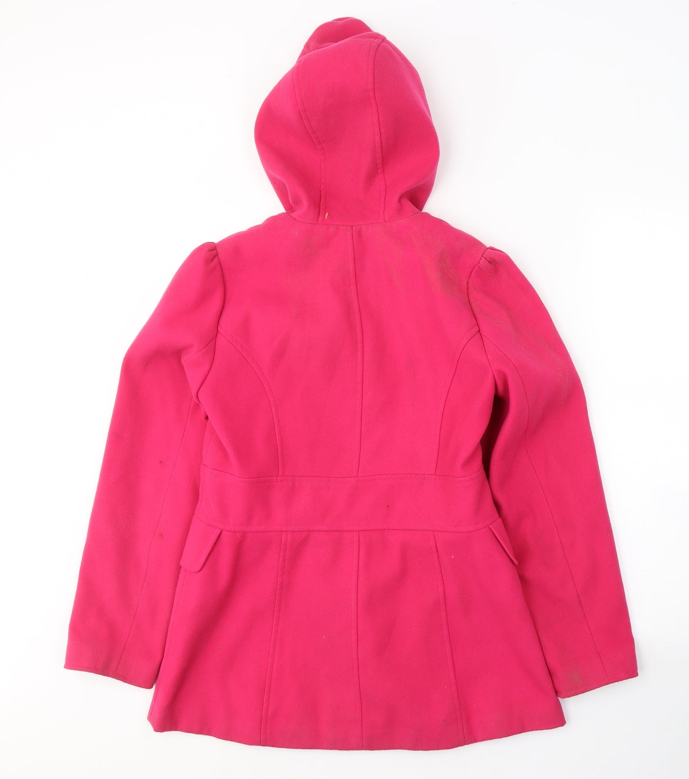 George Girls Pink   Pea Coat Coat Size 13-14 Years  Button
