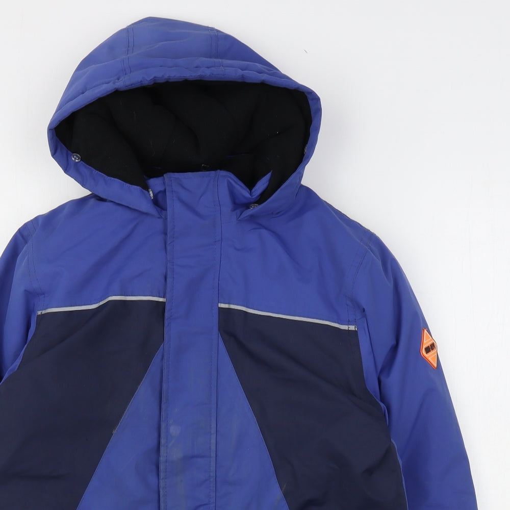 Matalan Boys Blue   Rain Coat Coat Size 12 Years