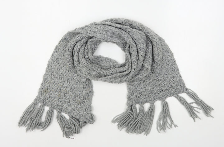 Preworn Womens Grey  Polyester  Scarf