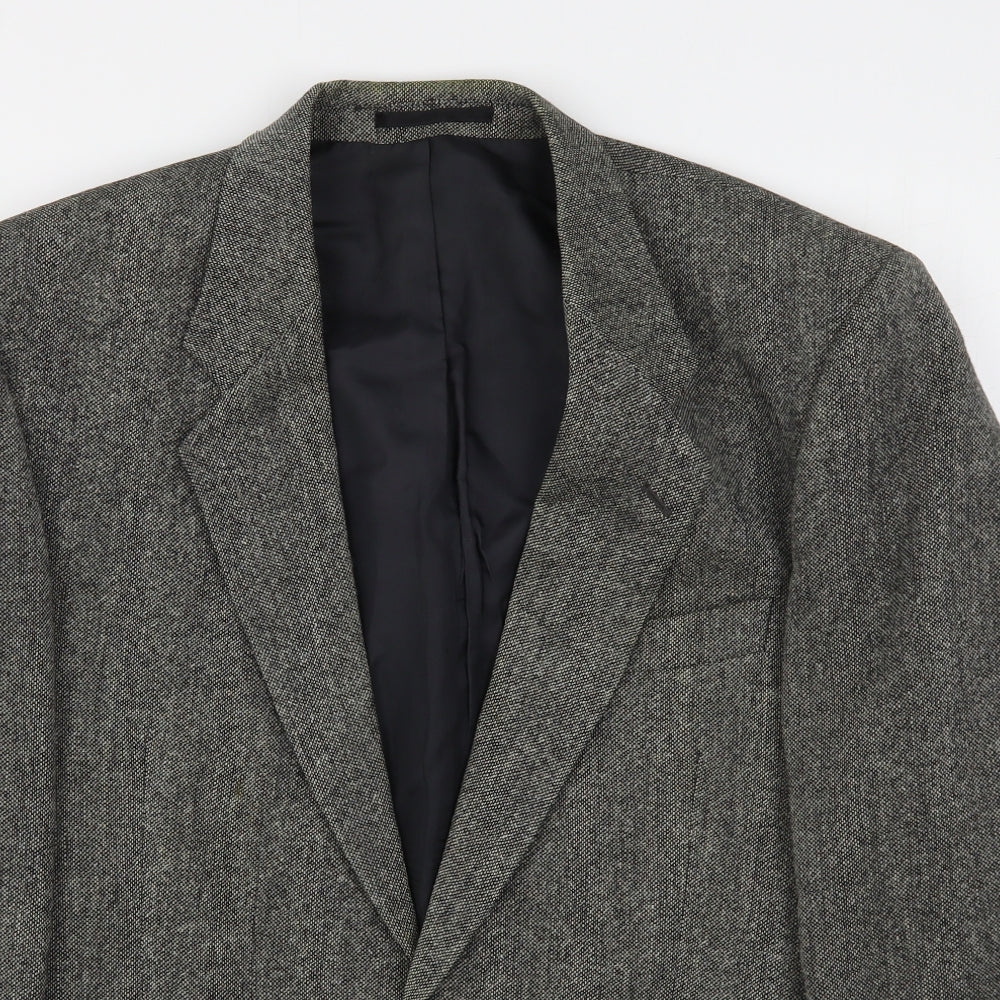 CandA Mens Grey  Wool Jacket Suit Jacket Size 42