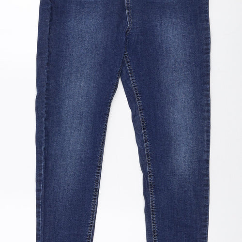 11 degrees Womens Blue  Polyester Skinny Jeans Size 26 in L28 in Slim Zip