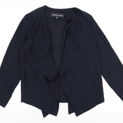 Warehouse Womens Blue   Jacket Blazer Size 6