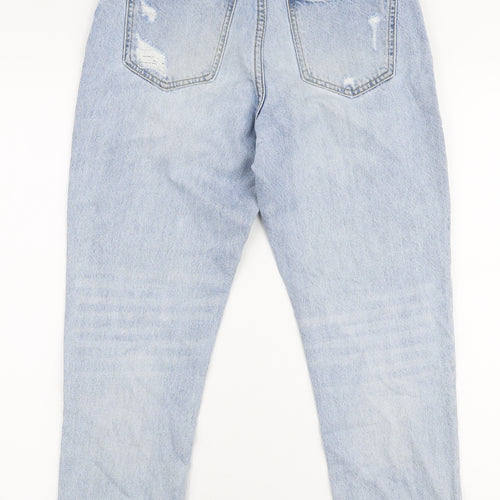 VERO MODA Womens Blue  100% Cotton Straight Jeans Size 25 in L30 in Regular Zip