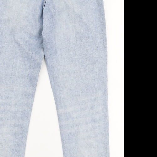 VERO MODA Womens Blue  100% Cotton Straight Jeans Size 25 in L30 in Regular Zip