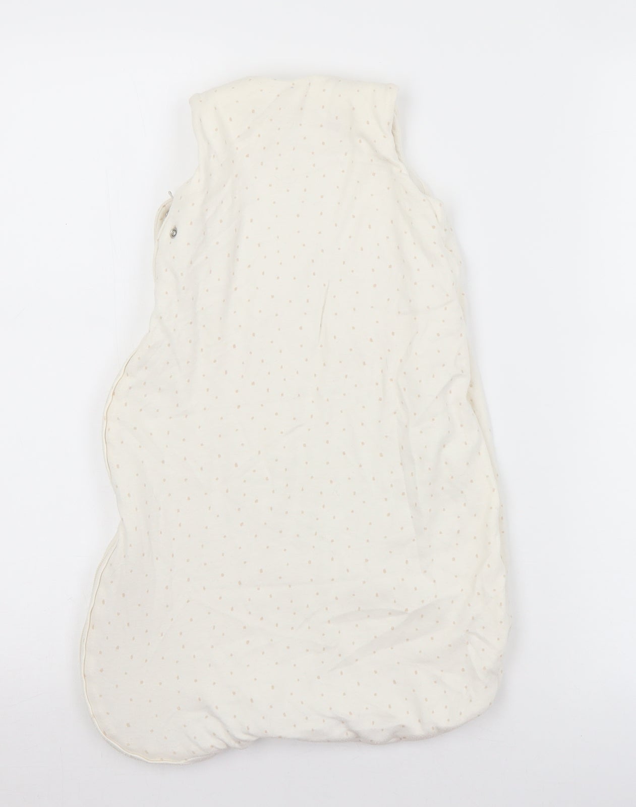 George Baby White Geometric Cotton Babygrow One-Piece Size 0-3 Months  Snap - 0-6