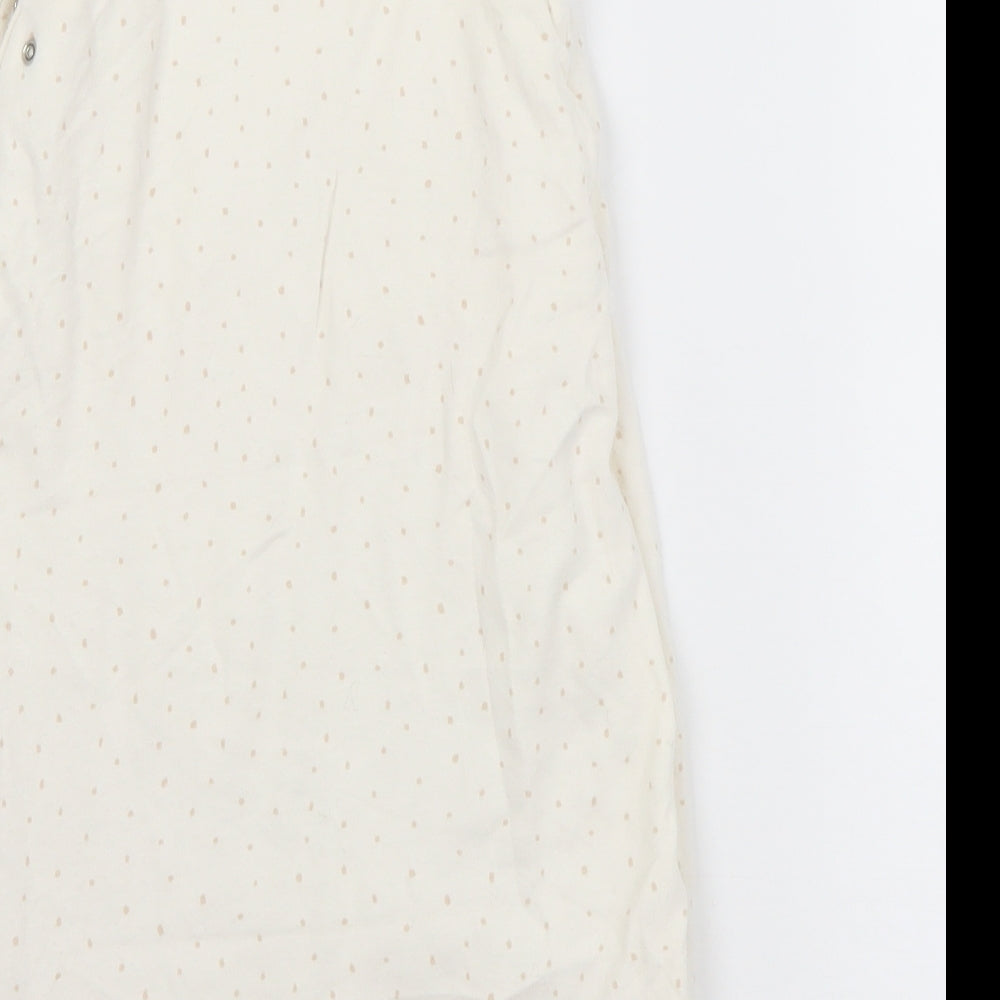 George Baby White Geometric Cotton Babygrow One-Piece Size 0-3 Months  Snap - 0-6