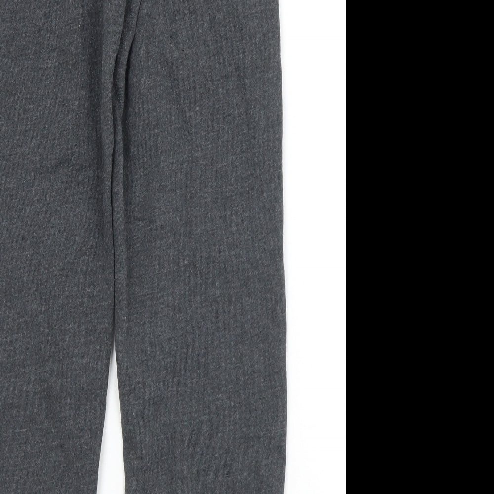 Dunnes Stores Boys Grey  Cotton Jogger Trousers Size 10-11 Years  Regular Drawstring