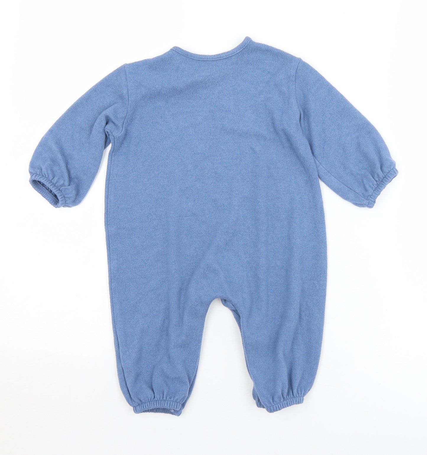 George Baby Blue  Viscose Babygrow One-Piece Size 6-9 Months  Snap - Friends