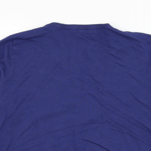 George Womens Blue Round Neck  Viscose Cardigan Jumper Size 20