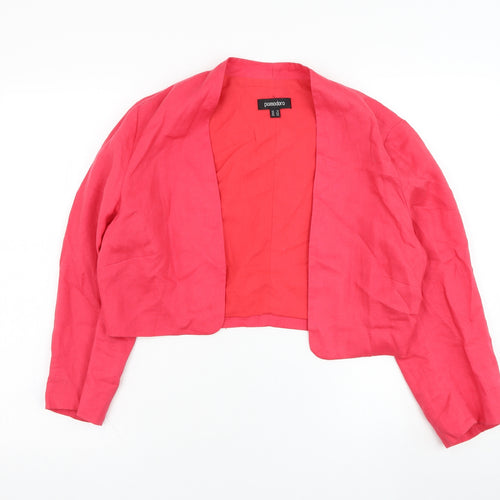 Pomdoro Womens Pink   Jacket  Size 14