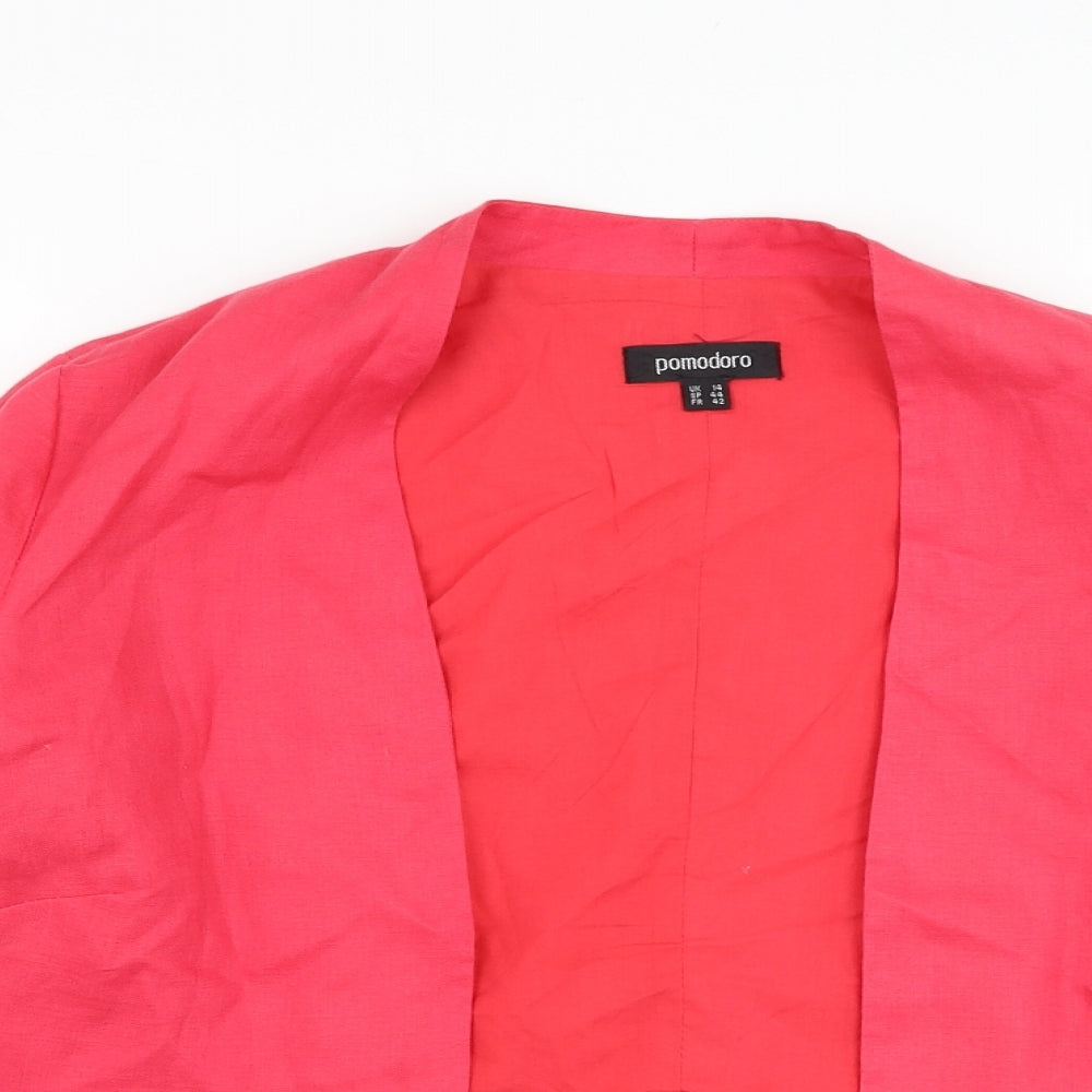 Pomdoro Womens Pink   Jacket  Size 14