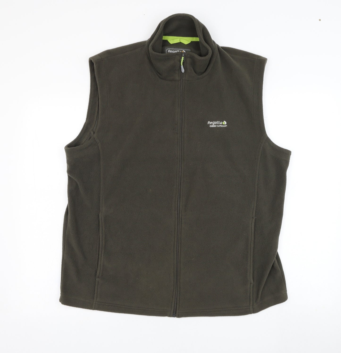 Regatta Mens Green  Polyester Full Zip Sweatshirt Size L   - Fleece