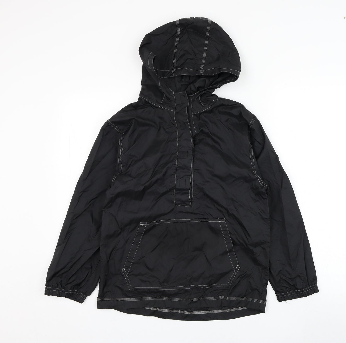George Boys Black   Rain Coat Coat Size 8-9 Years  Pullover