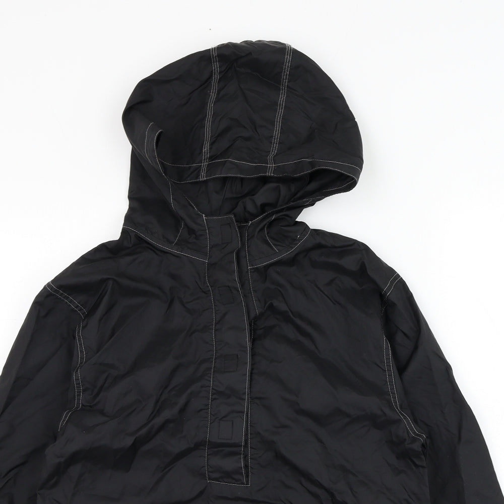 George Boys Black   Rain Coat Coat Size 8-9 Years  Pullover