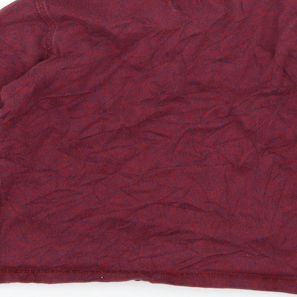 F&F Girls Red V-Neck  Cotton Pullover Jumper Size 3-4 Years  Pullover